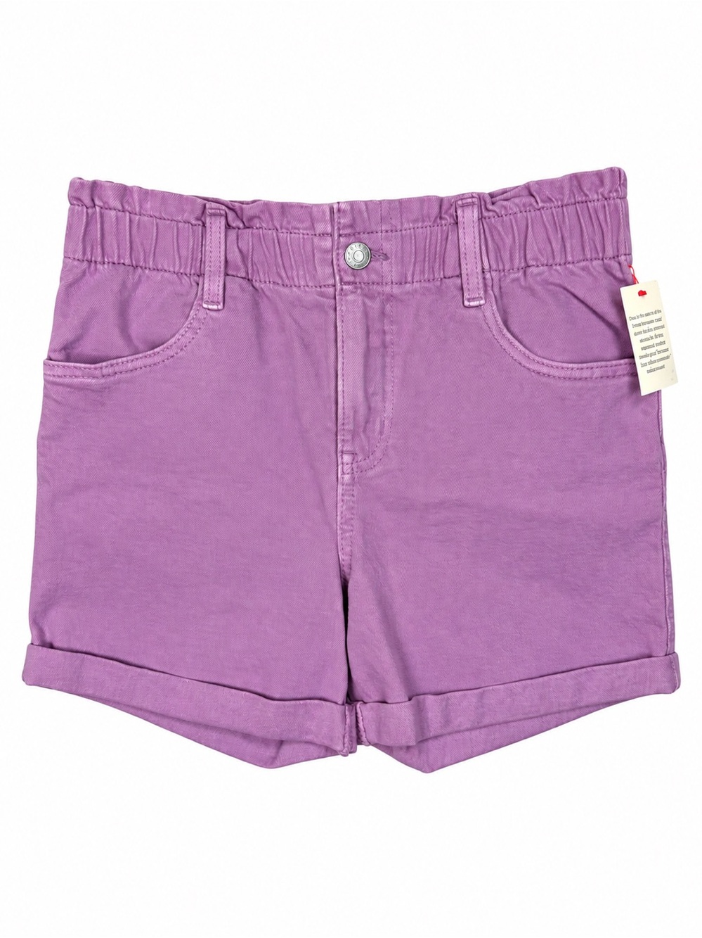 Cat & Jack Lavender Paper bag Waist Shorts Girls Size 14 NWT